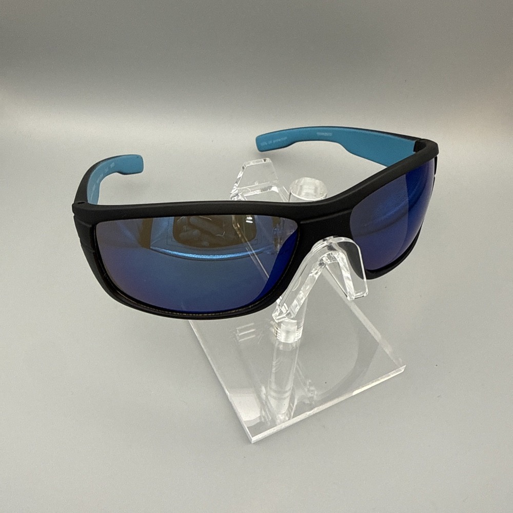 Beeline Authentic Fishing Cycling Sports Polarized   Blue /Black Wrep Sunglasses